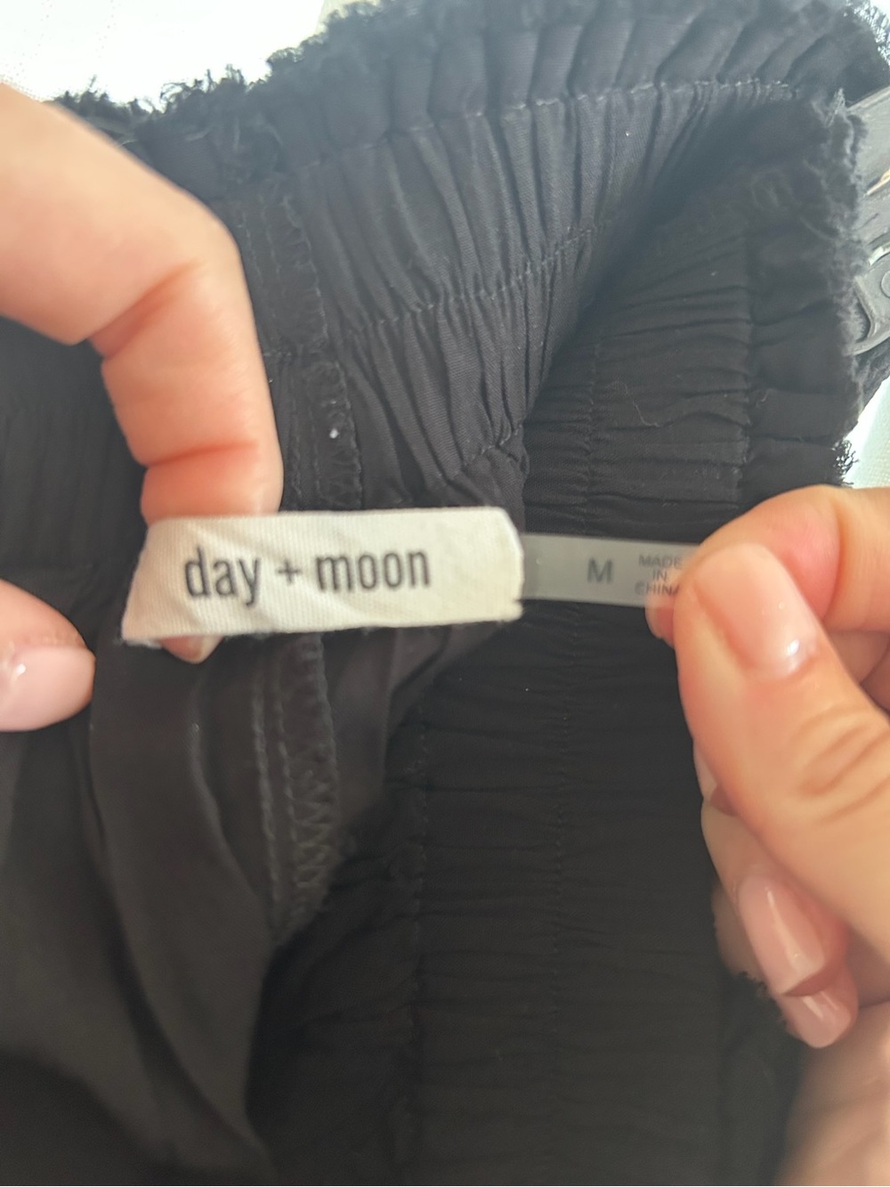 Black Day + Moon Tiered Lace-Trim Mini Skirt - Picture 2 of 3
